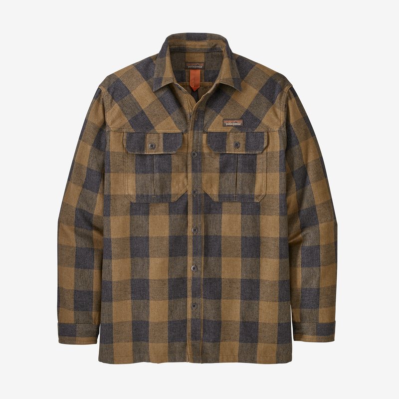 Patagonia Men's Farrier's Shirt - Great Plains: Mulch Brown