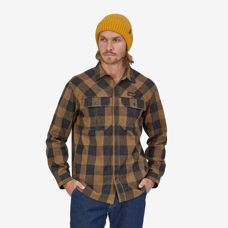 Patagonia Men's Farrier's Shirt - Great Plains: Mulch Brown