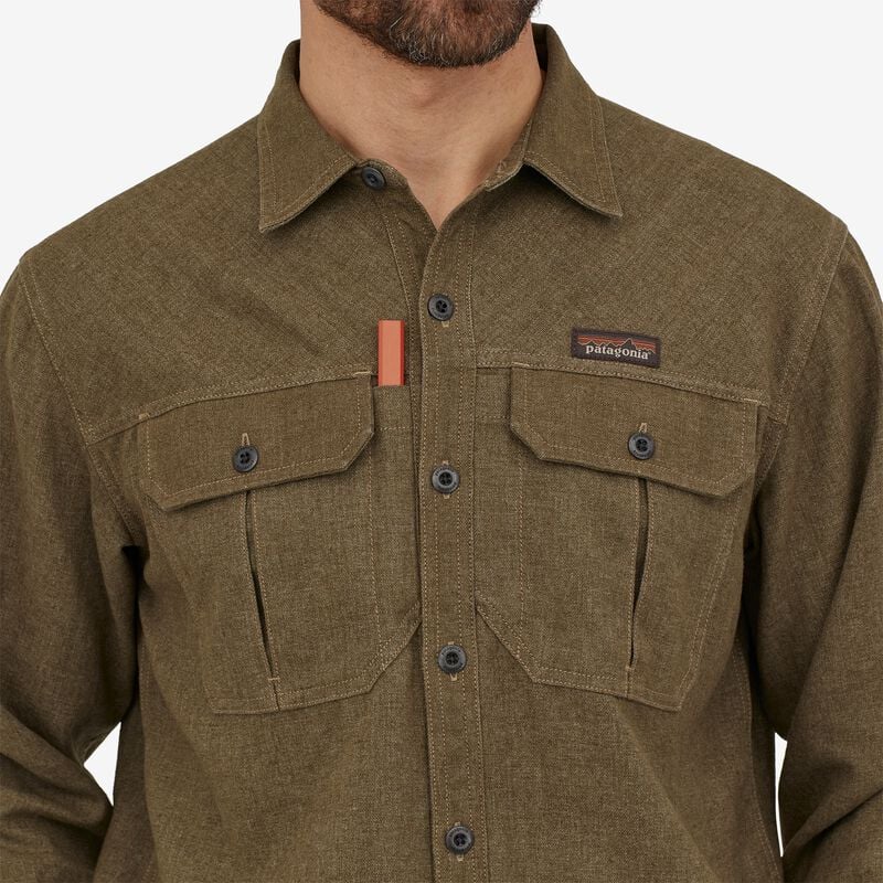 Patagonia Men's Farrier's Shirt - Great Plains: Mulch Brown