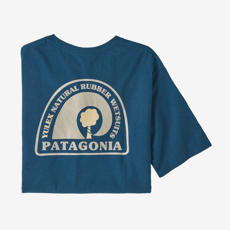 Patagonia Men's Rubber Tree Mark Responsibili-Tee® - Wavy Blue