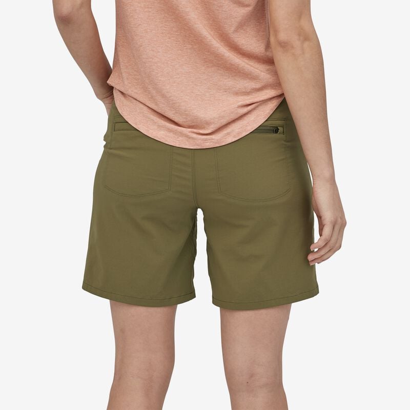 Patagonia Women's Quandary Shorts - 7" - Fatigue Green