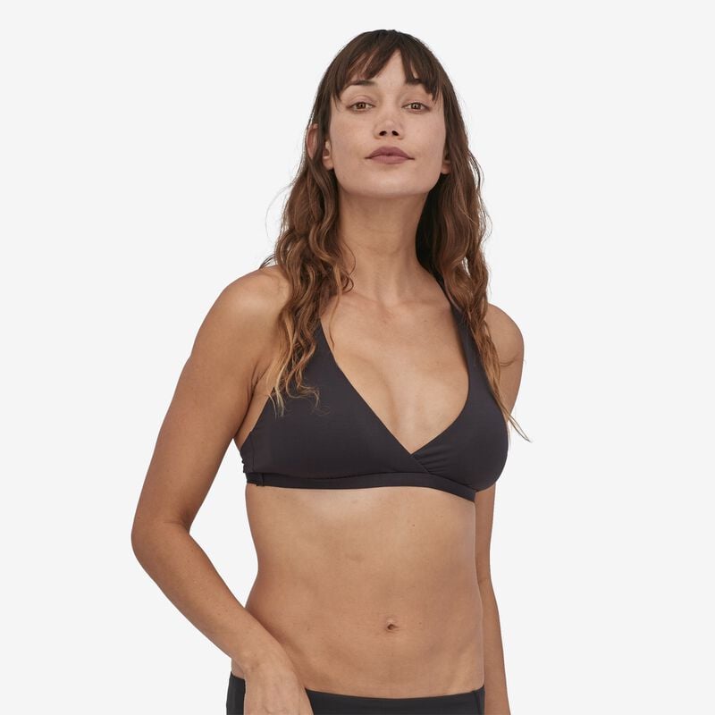 Patagonia Women's Bottom Turn Racerback Bikini Top - Bell Flower: Tigerlily Orange