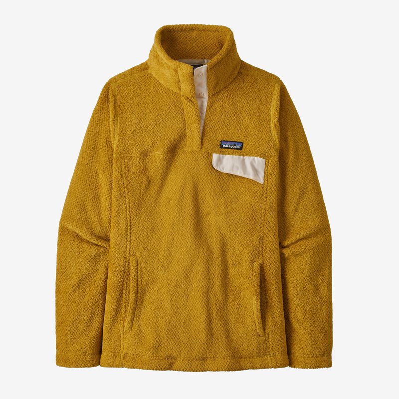 Patagonia Women's Re-Tool Snap-T® Fleece Pullover - Cabin Gold - Dark Cabin Gold X-Dye