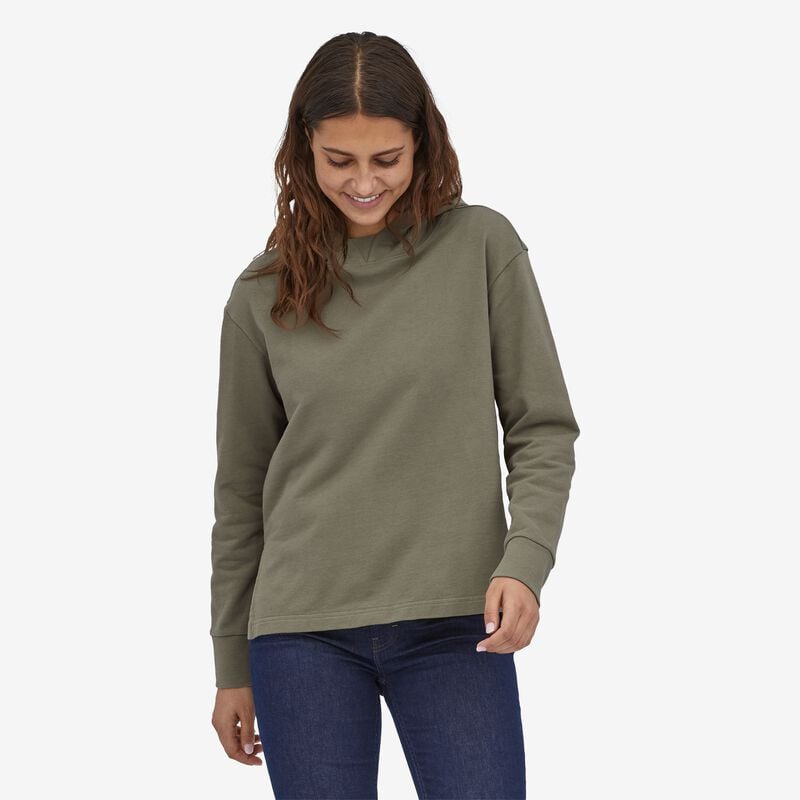 Patagonia Women's Regenerative Organic Certified™ Cotton Essential Hoody - Garden Green