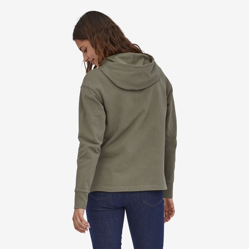 Patagonia Women's Regenerative Organic Certified™ Cotton Essential Hoody - Garden Green