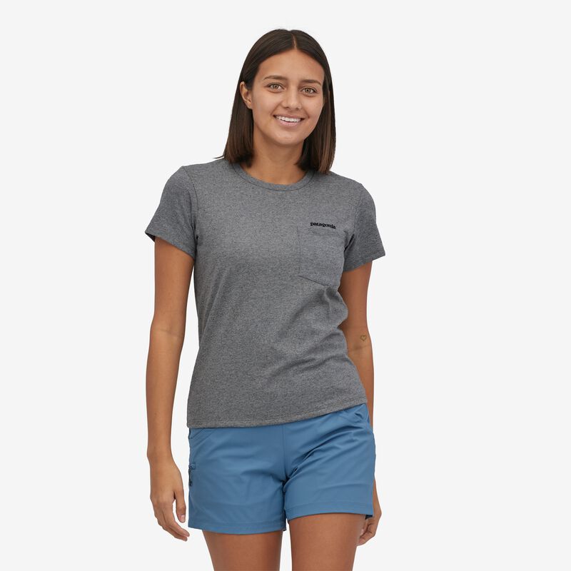 Patagonia Women's Home Water Trout Pocket Responsibili-Tee® - Wavy Blue