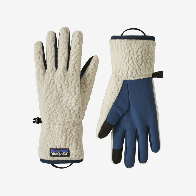 Patagonia Retro Pile Fleece Gloves - Pelican