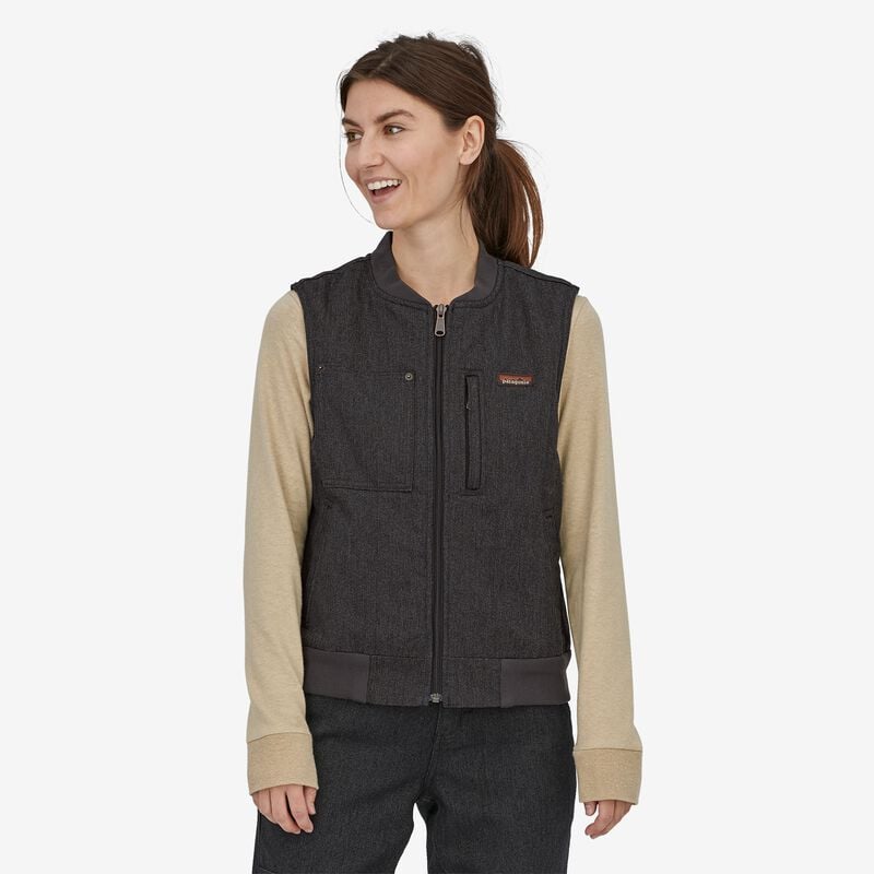 Patagonia Women's All Seasons Hemp Canvas Vest - Ink Black