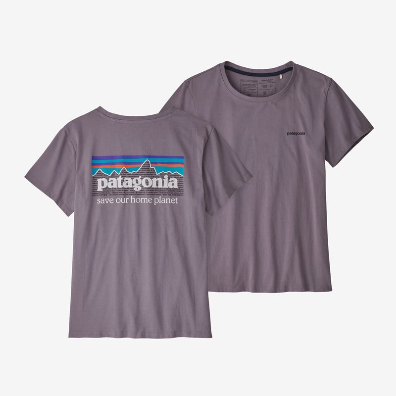 Patagonia Women's P-6 Mission Organic T-Shirt - Rustic Purple