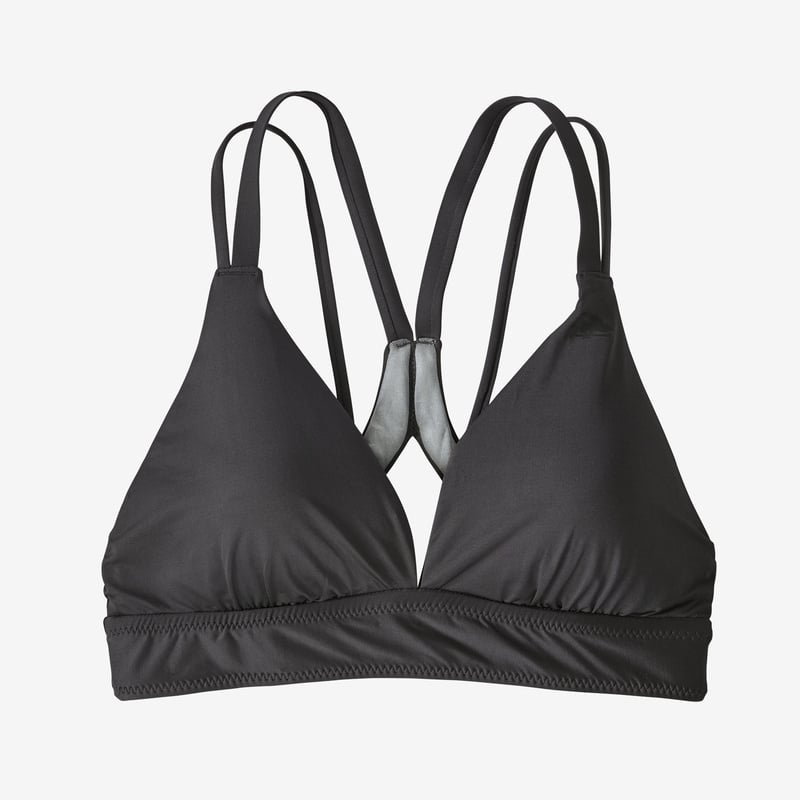 Patagonia Women's Nanogrip Sunset Swell Bikini Top - Ink Black