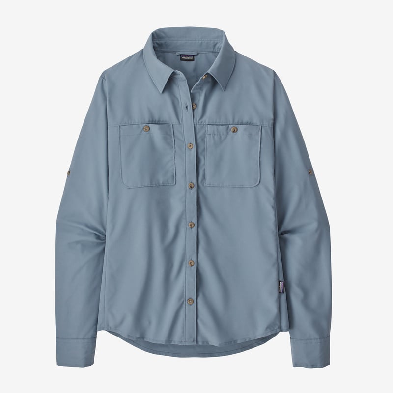 Patagonia Women's Long-Sleeved Self-Guided Hike Shirt - Light Plume Grey
