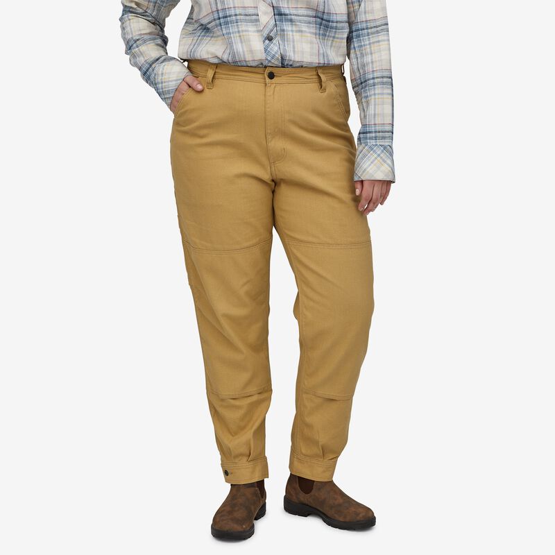 Patagonia Women's All Seasons Hemp Canvas Double Knee Pants - Regular - Rattan