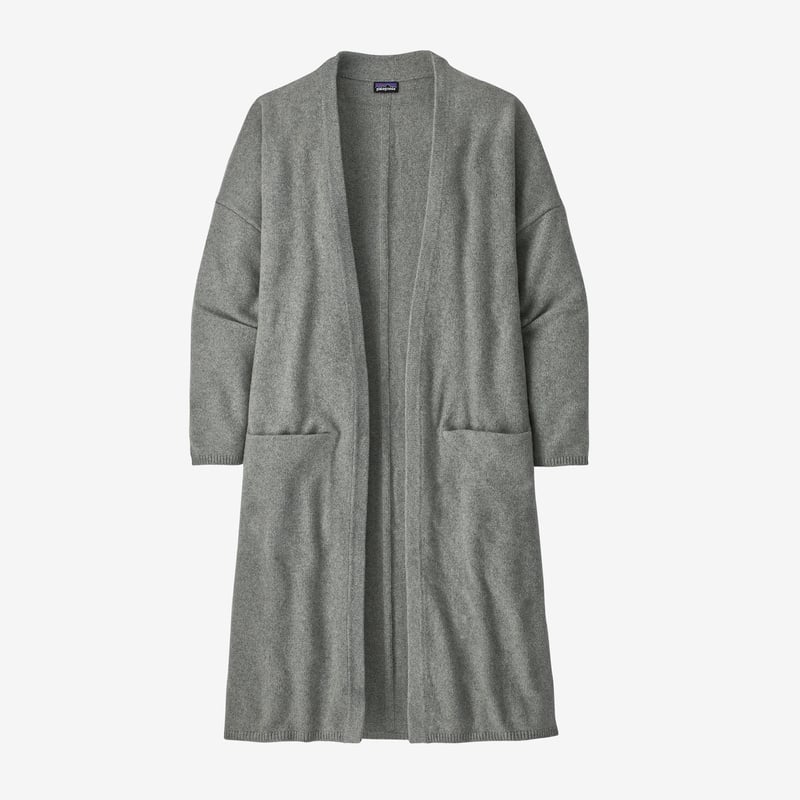 Patagonia Women's Recycled Cashmere Long Cardigan - Salt Grey