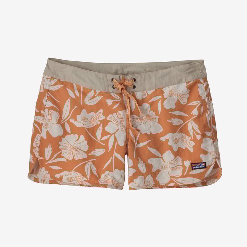 Patagonia Women's Wavefarer® Boardshorts - 5" - Oak St: Toasted Peach