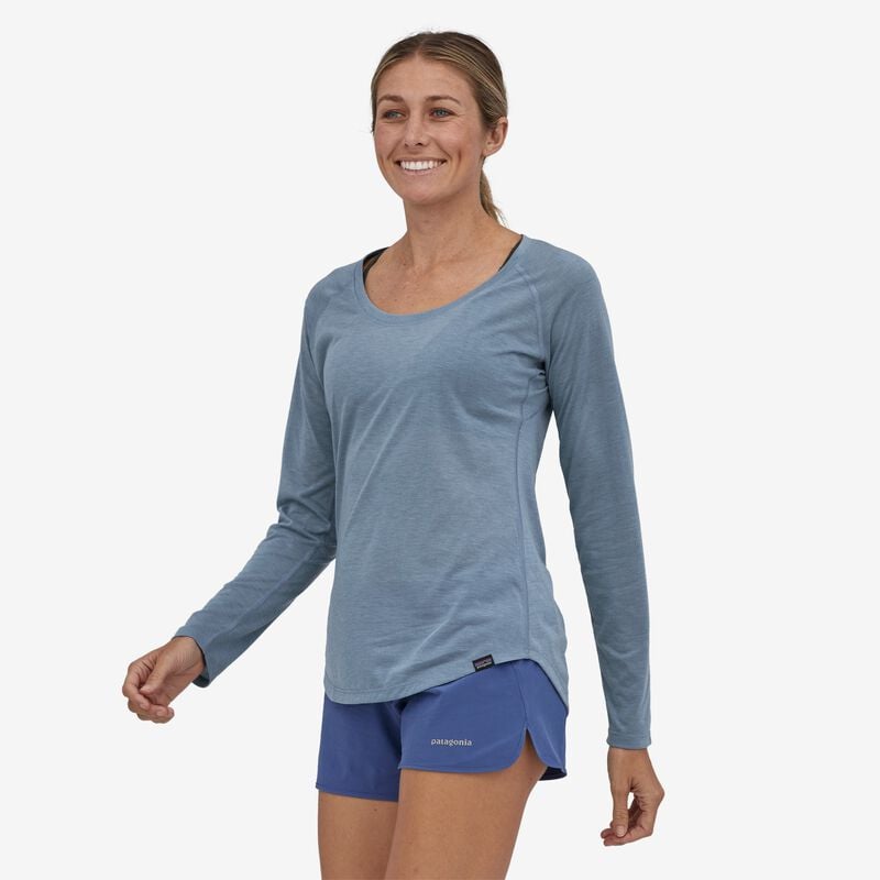 Patagonia Women's Long-Sleeved Capilene® Cool Trail Shirt - Light Plume Grey