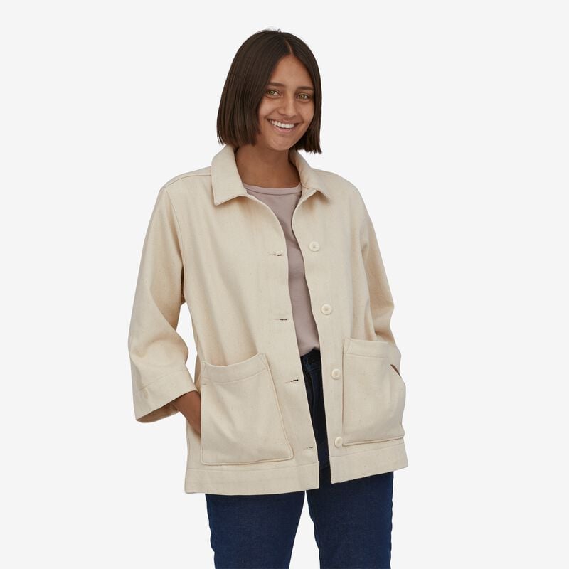 Patagonia Women's Organic Cotton Canvas Jacket - Indigo Blue