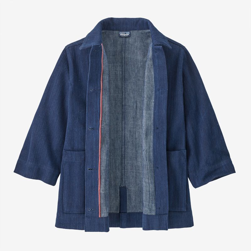 Patagonia Women's Organic Cotton Canvas Jacket - Indigo Blue