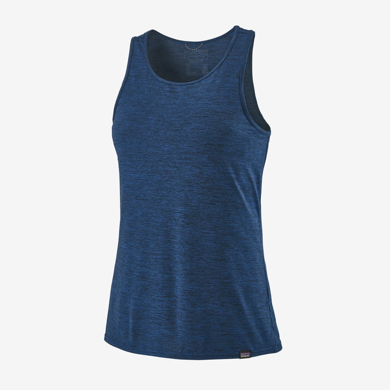 Patagonia Women's Capilene® Cool Daily Tank Top - Viking Blue - Navy Blue X-Dye