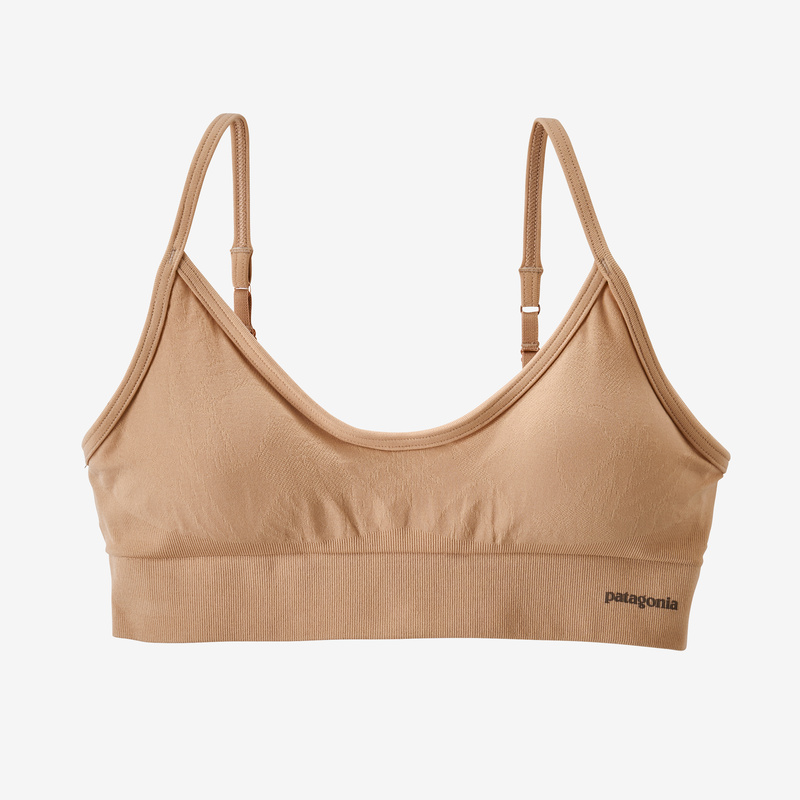 Patagonia Women's Barely Everyday Bra - Valley Flora Jacquard: Rosewater