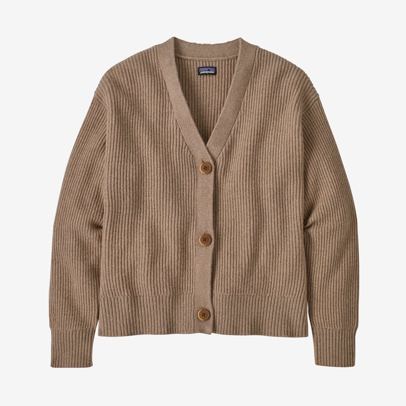 Patagonia Women's Recycled Wool Cardigan - El Cap Khaki