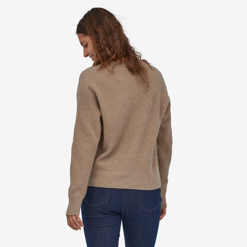Patagonia Women's Recycled Wool Cardigan - El Cap Khaki