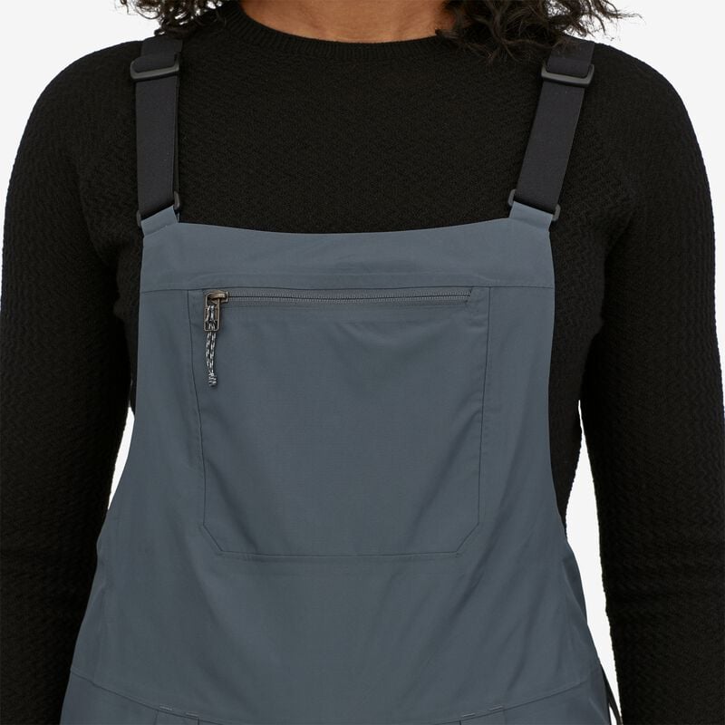Patagonia Women's Powder Town Bibs - Plume Grey