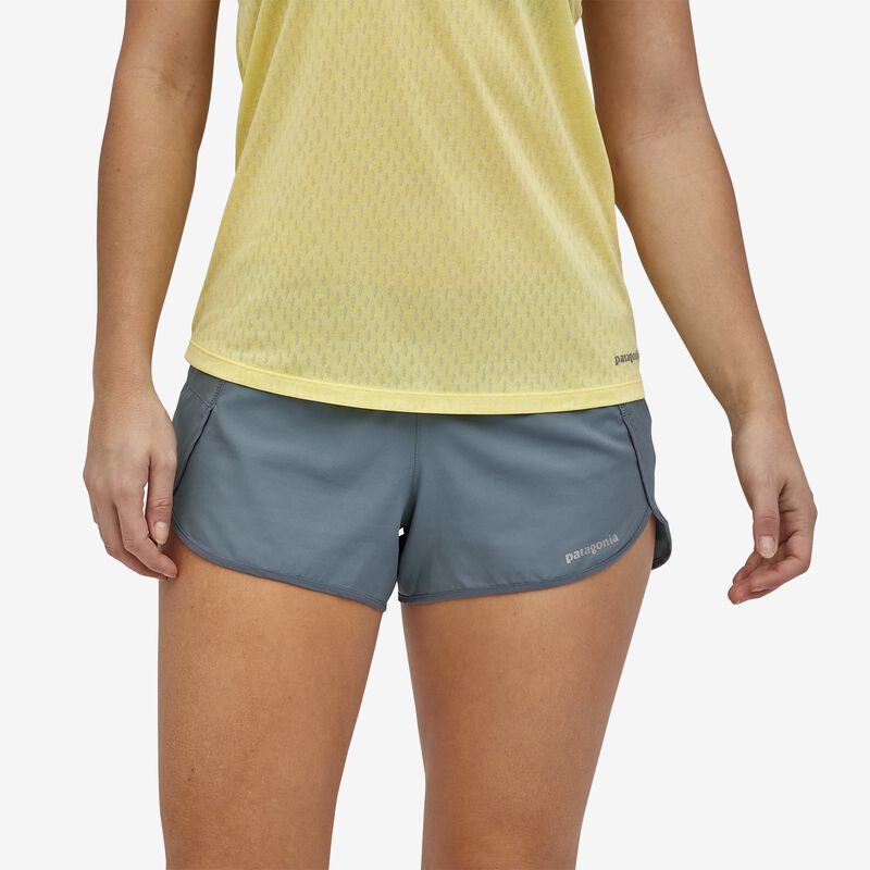 Patagonia Women's Strider Running Shorts - 3½" - Plume Grey