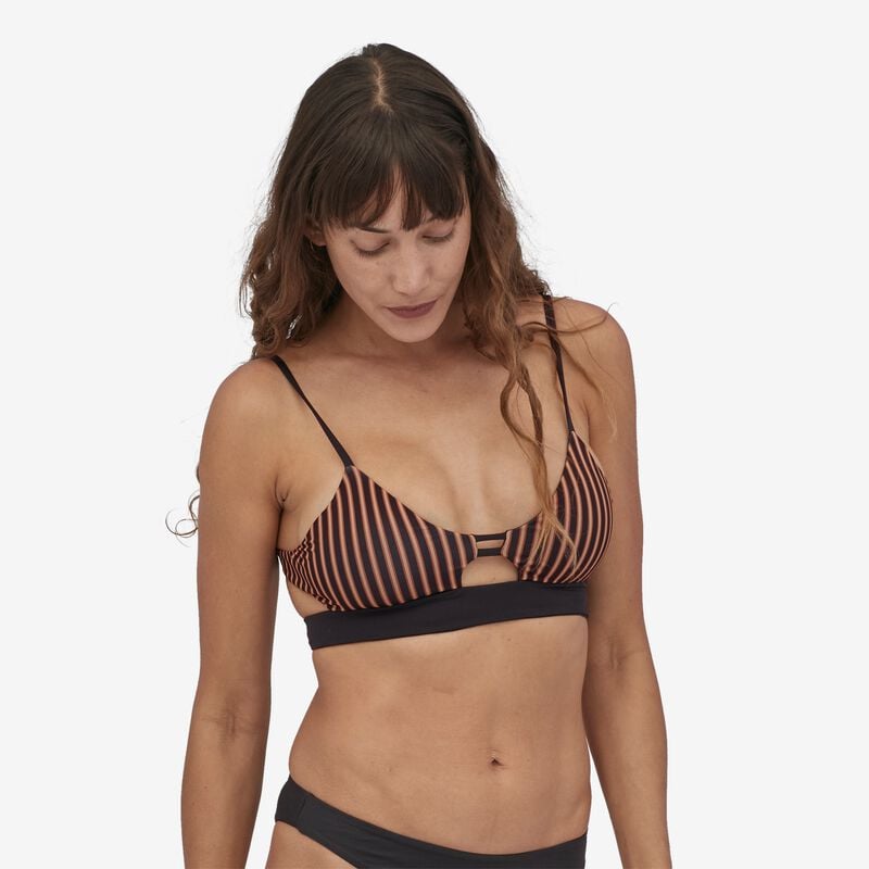 Patagonia Women's Focal Point Bikini Top - Ink Black