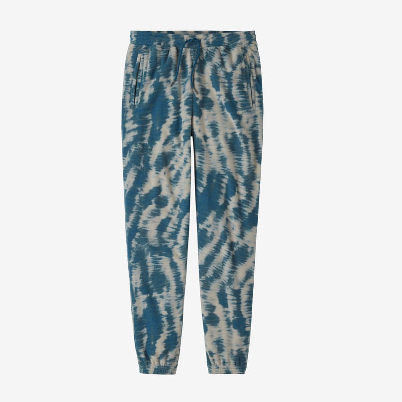 Patagonia Women's Micro D® Fleece Joggers - Mighty Mycelium: Wavy Blue