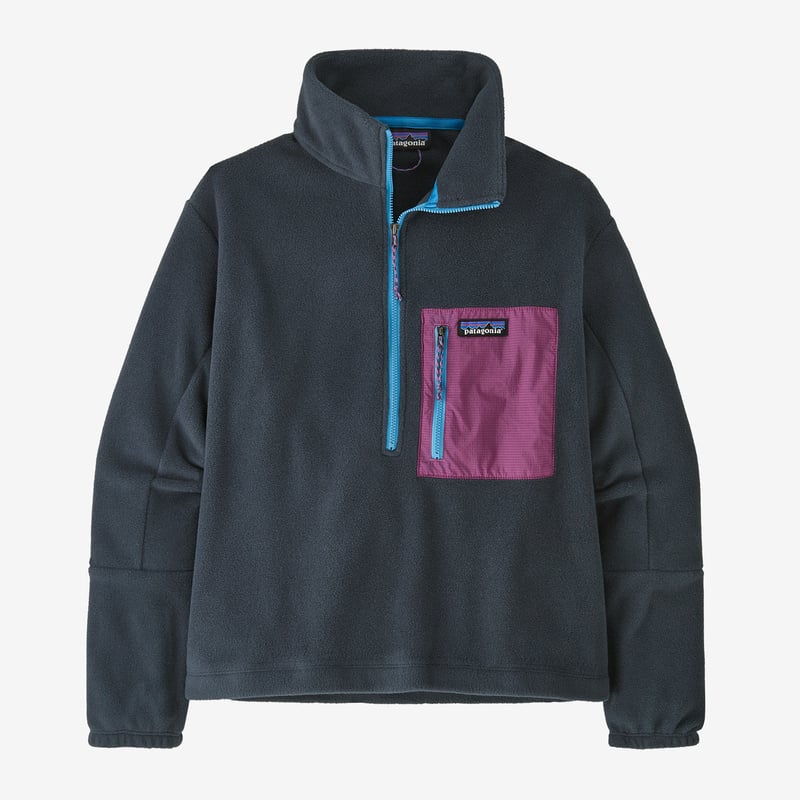 Patagonia Women's Microdini 1/2-Zip Fleece Pullover - Pitch Blue