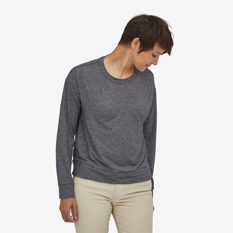 Patagonia Women's Long-Sleeved Glorya Twist Top - Wool White