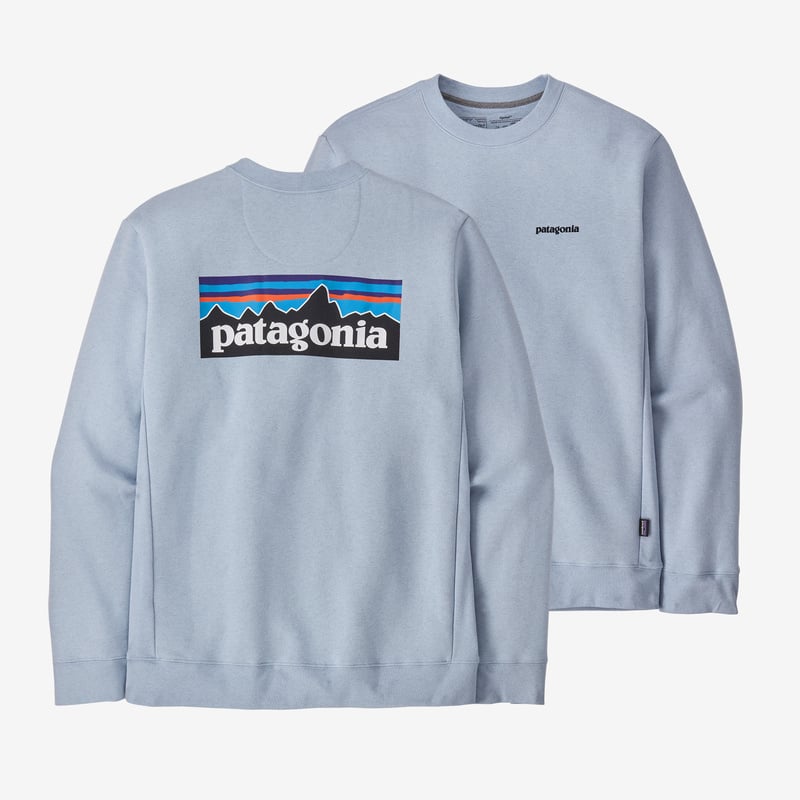 Patagonia P-6 Logo Uprisal Crew Sweatshirt - Steam Blue