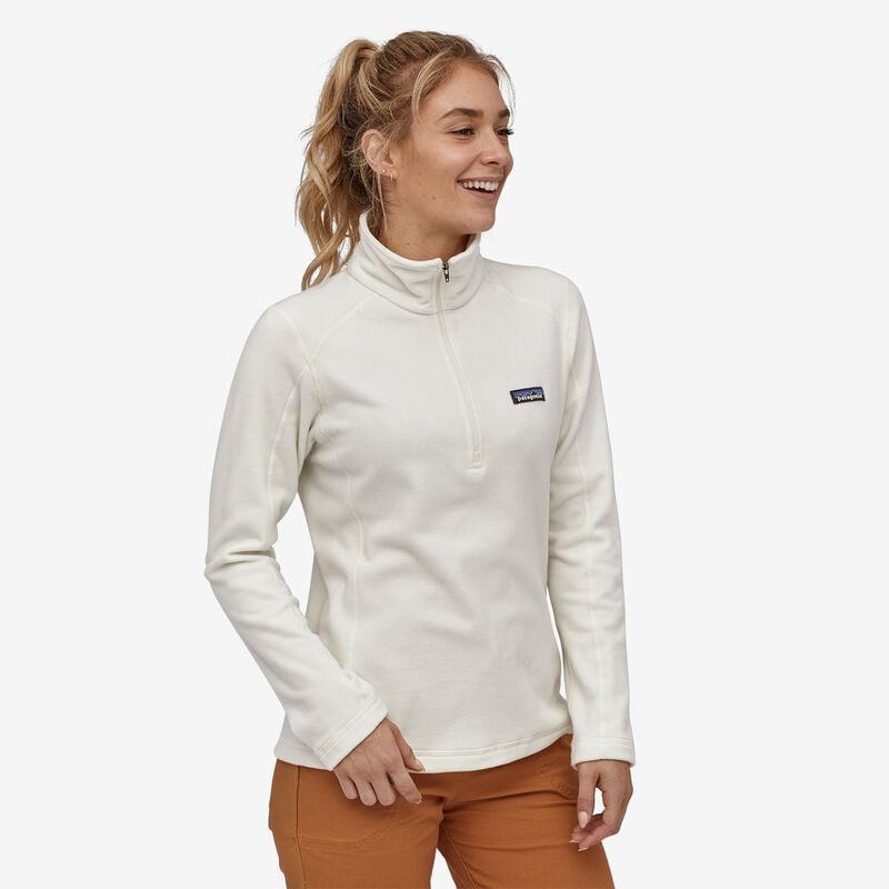 Patagonia Women's Micro D® 1/4-Zip Fleece - Birch White