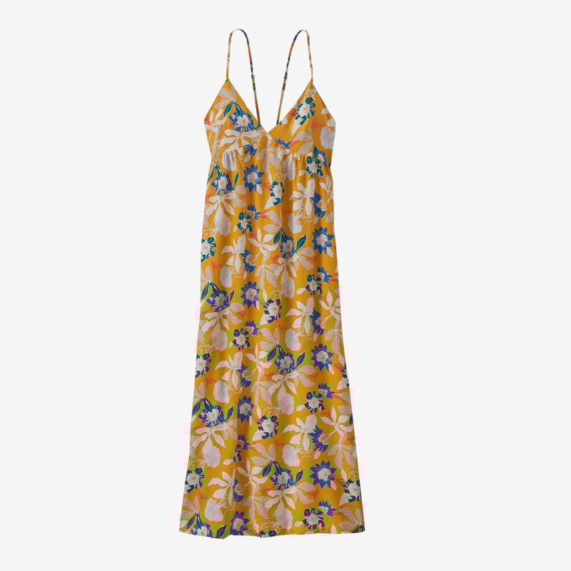 Patagonia Women's Pataloha® Strappy Dress - Jellyfish Flower: Hawk Gold