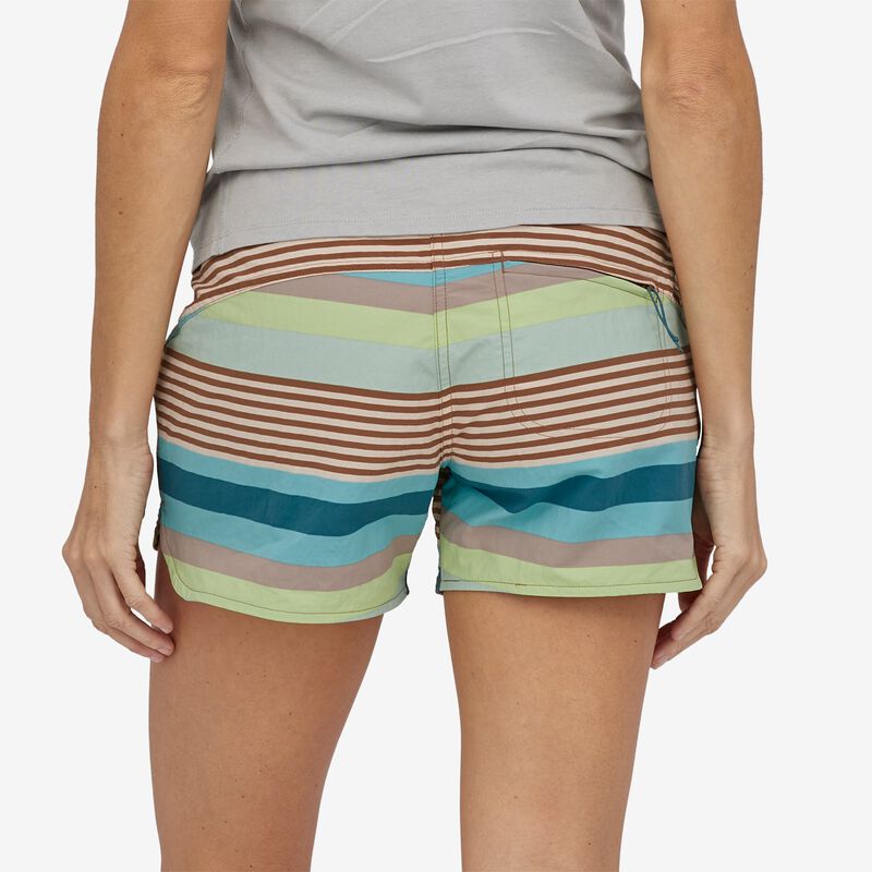 Patagonia Women's Wavefarer® Boardshorts - 5" - Fitz Stripe Small: Henna Brown