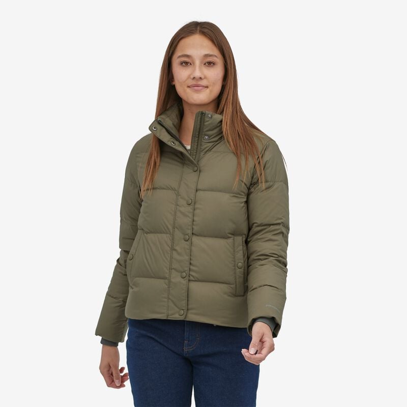 Patagonia Women's Silent Down Jacket - Basin Green