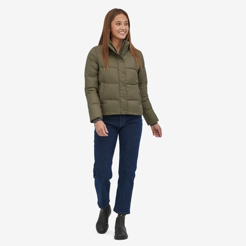 Patagonia Women's Silent Down Jacket - Basin Green