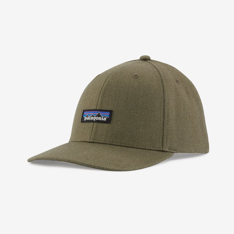 Patagonia Tin Shed Hat - P-6 Logo: Fatigue Green