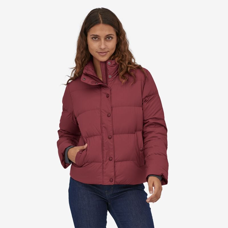 Patagonia Women's Silent Down Jacket - Sequoia Red