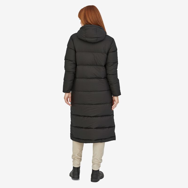 Patagonia Women's Silent Down Long Parka - Black