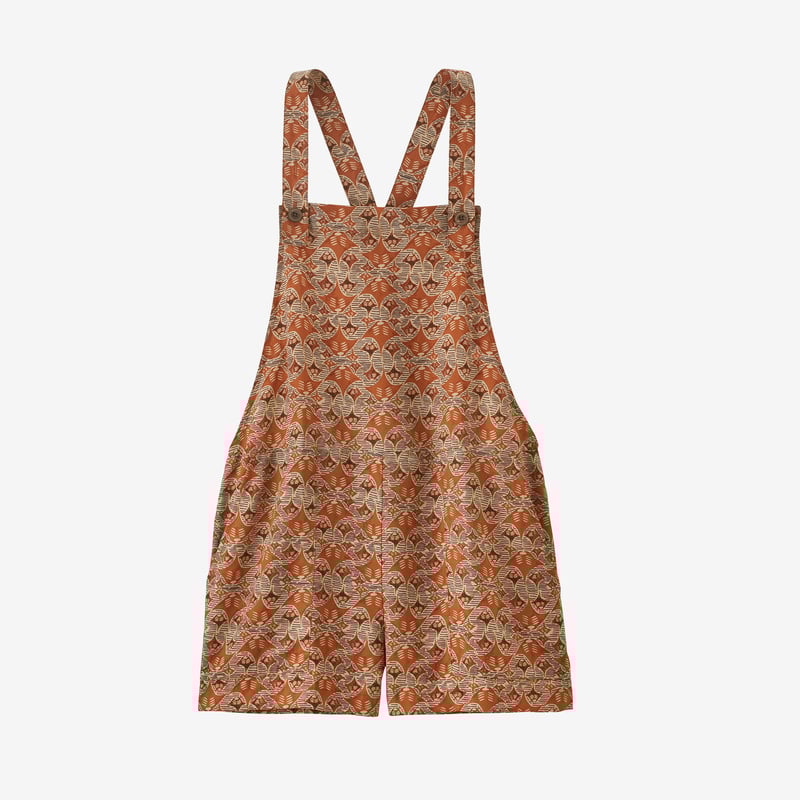 Patagonia Women's Pataloha® Romper - Ray Migration: Wood Brown