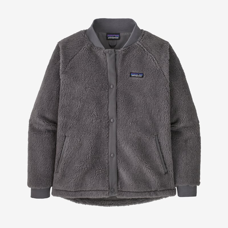 Patagonia Women's Woolyester Pile Fleece Bomber Jacket - Noble Grey