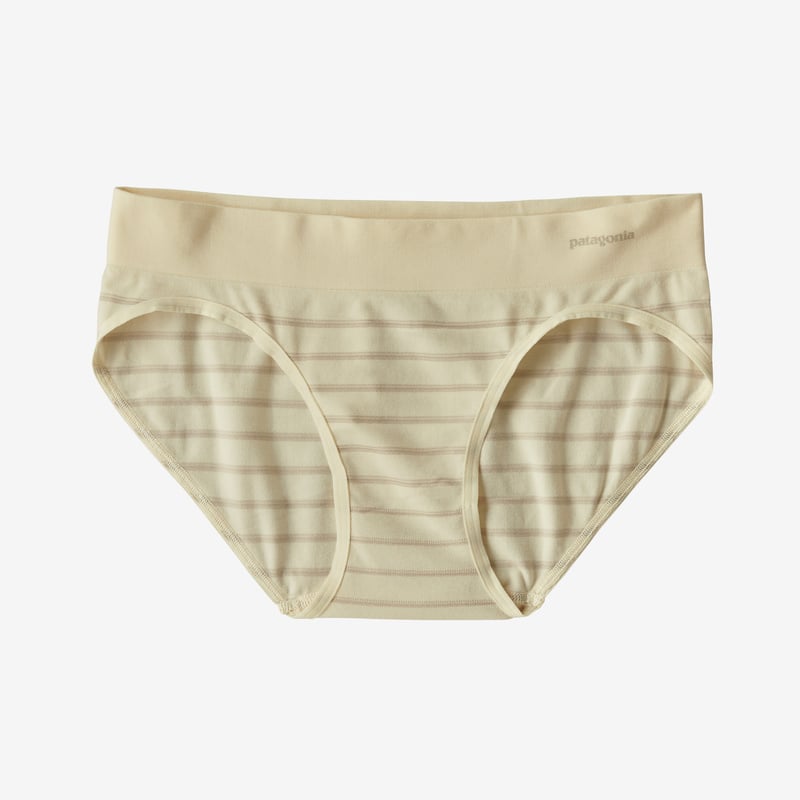 Patagonia Women's Active Briefs - Sentinel Stripe Small: Warm White