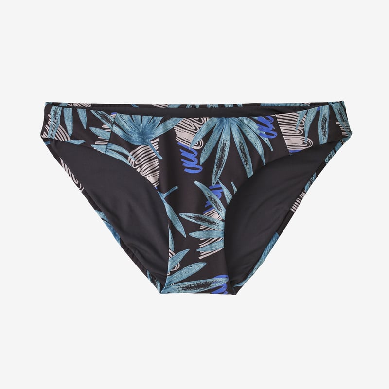 Patagonia Women's Sunamee Bikini Bottoms - Tropical Ecuador: Ink Black