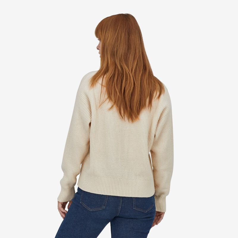 Patagonia Women's Recycled Wool Cardigan - Dyno White