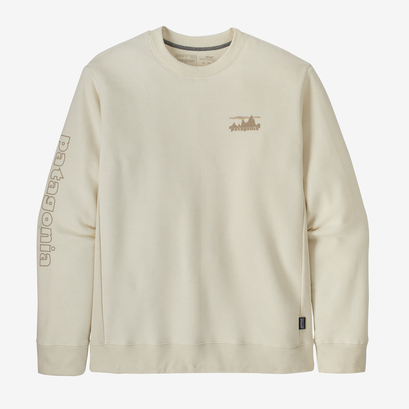 Patagonia 73 Skyline Uprisal Crew Sweatshirt - Birch White