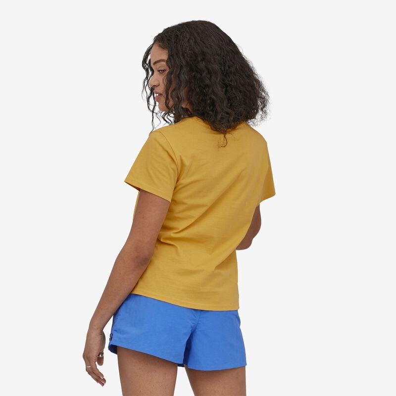 Patagonia Women's Alpine Icon Regenerative Organic Certified™ Cotton Pocket T-Shirt - Surfboard Yellow