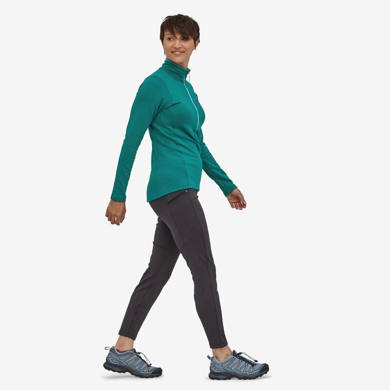 Patagonia Women's R1® Daily Bottoms - Ink Black - Black X-Dye