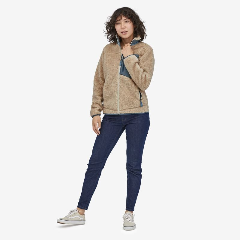 Patagonia Women's Classic Retro-X® Fleece Jacket - Dark Natural w/Plume Grey