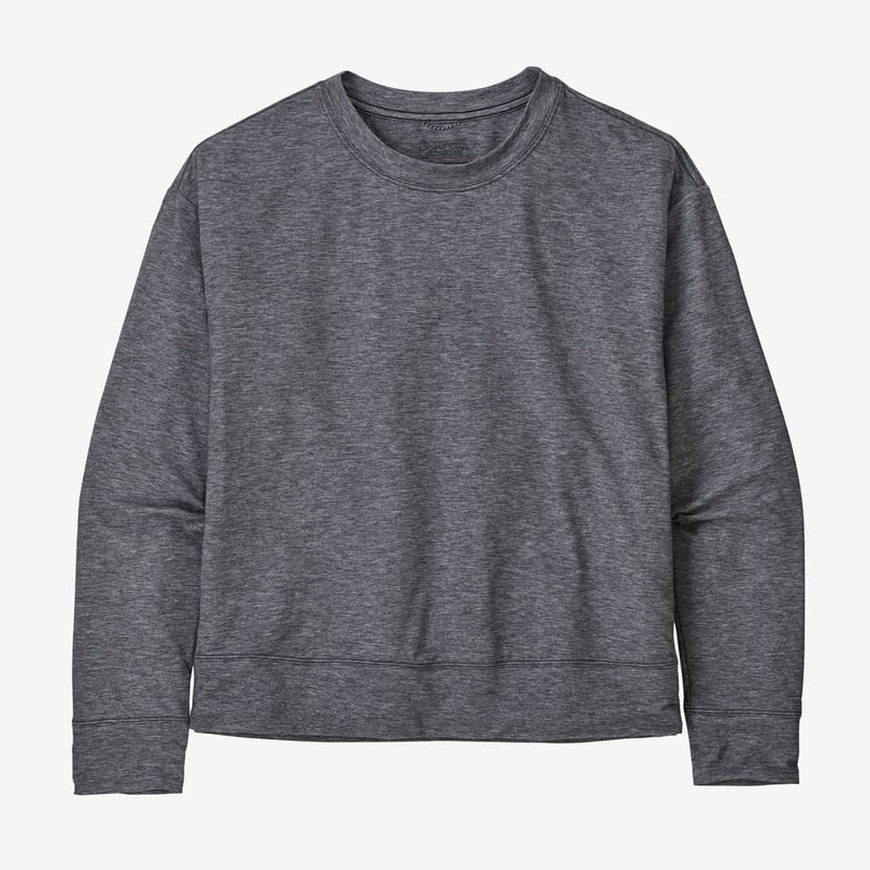 Patagonia Women's Long-Sleeved Glorya Twist Top - Ink Black